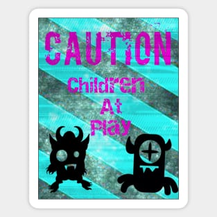 Caution Children At Play Sticker